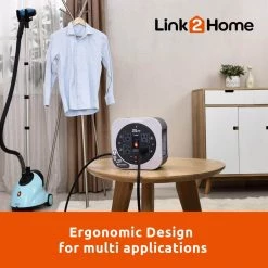 Link2Home 25 ft. 16/3 Extension Cord Storage Reel with 4 Grounded Outlets and Overload Reset Button -Extension Cords Sales Store link2home extension cord reels em el 250g 44 1000