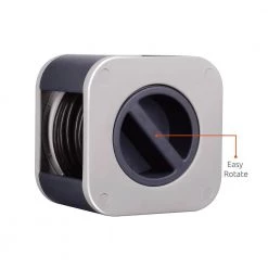 Link2Home 25 ft. 16/3 Extension Cord Storage Reel with 3 Grounded Outlets 2 USB 3.4 Amp and Overload Reset Button -Extension Cords Sales Store link2home extension cord reels em el 275g 44 1000