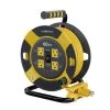 Link2Home 60 ft. 14/3 Extension Cord Storage Reel with 4 Grounded Outlets and Overload Circuit Breaker -Extension Cords Sales Store link2home extension cord reels em el 600 n 64 1000