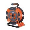 Link2Home 60 ft. 14/3 Extension Cord Storage Reel with 4 Grounded Outlets and Surge Protector -Extension Cords Sales Store link2home extension cord reels em el 600e 64 1000