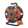 Link2Home 80 ft. 14/3 Extension Cord Storage Reel with 4 Grounded Outlets and Surge Protector -Extension Cords Sales Store link2home extension cord reels em el 800e 64 1000
