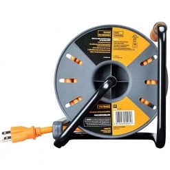 Masterplug 75 ft 15 Amp 12 AWG Large Open Reel with USB Charging and 4-Sockets 14 Masterplug 75 ft 15 Amp 12 AWG Large Open Reel with USB Charging and 4-Sockets -Extension Cords Sales Store masterplug extension cord reels olp751512g4slu 44 1000