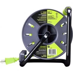 Masterplug 50 ft. 13 Amp 14 AWG Medium Open Reel with USB Charging and 4-Sockets -Extension Cords Sales Store masterplug extension cord reels oma501314g4slu 44 1000
