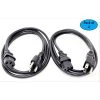Micro Connectors, Inc 10 Feet Universal AC Power Cord UL Approved NEMA 5-15P to C13 Black/ 2-Pack -Extension Cords Sales Store micro connectors inc appliance extension cords m05 113ul10 2p 64 1000