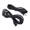 Micro Connectors, Inc 10 ft. 18AWG 2-Prong Polarized Notebook Power Cord NEMA 1-15P To C7 (2-Pack) -Extension Cords Sales Store micro connectors inc appliance extension cords m05 125s10 2p 64 1000