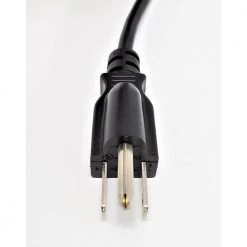 Micro Connectors, Inc 6 ft. NEMA 5-15P to C5 18AWG 3-Prong Notebook/ TV /Power Cord, UL Approved in Black (2 per box) -Extension Cords Sales Store micro connectors inc appliance extension cords m05 126 2p 44 1000