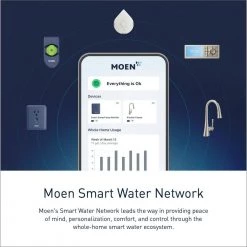 MOEN Flo 25 ft. Smart Water Monitor Indoor Water Leak Detector EXT Cable -Extension Cords Sales Store moen extension cord accessories 920 003 40 1000
