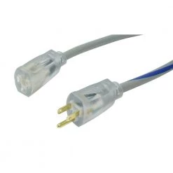 Southwire 80 ft. 12/3 SJTW Outdoor Heavy-Duty Extension Cord with Power Light Plug in Gray/Navy 9 Southwire 80 ft. 12/3 SJTW Outdoor Heavy-Duty Extension Cord with Power Light Plug in Gray/Navy -Extension Cords Sales Store navy gray southwire general purpose cords 64827601 77 1000