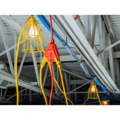 Bergen Industries 50 ft. 14/3 SJTW 15 Amp/125-Volt Outdoor Triple Tap Extension Cord, Orange -Extension Cords Sales Store orange bergen industries general purpose cords oc501433t 44 1000