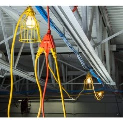 Bergen Industries 50 ft. 14/3 SJTW 15 Amp/125-Volt Outdoor Triple Tap Extension Cord, Orange -Extension Cords Sales Store orange bergen industries general purpose cords oc501433t fa 1000