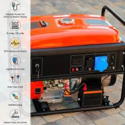 Power By Go Green 25 ft. 12/3 SJTW Extension Cord - Orange with Lighted Green End -Extension Cords Sales Store orange power by go green general purpose cords gg 14025 44 1000