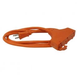 Southwire 6 ft. 14/3 SJTW Tri-Source (Multi-Outlet) Outdoor Medium-Duty Extension Cord 6 Southwire 6 ft. 14/3 SJTW Tri-Source (Multi-Outlet) Outdoor Medium-Duty Extension Cord -Extension Cords Sales Store orange southwire general purpose cords 4004sw8803 c3 1000