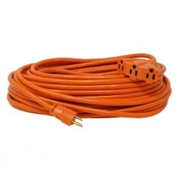 Woods 50 ft. 12/3 SJTW Muilt-Outlet (3) Heavy-Duty Extension Cord -Extension Cords Sales Store orange woods general purpose cords 819 4f 1000