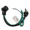 Parkworld 1.5 ft. 10/3 3-Wire Dryer 3-Prong 10-30P Plug to 4-Prong Dryer 14-30R Female adapter cord