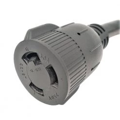 Parkworld 1.5 ft. 10/3 3-Wire 20 Amp 125/250-Volt 4-Prong Locking NEMA L14-20P to 30 Amp 3-Prong L6-30R Receptacle Adapter Cord -Extension Cords Sales Store parkworld appliance extension cords 60035 4f 1000