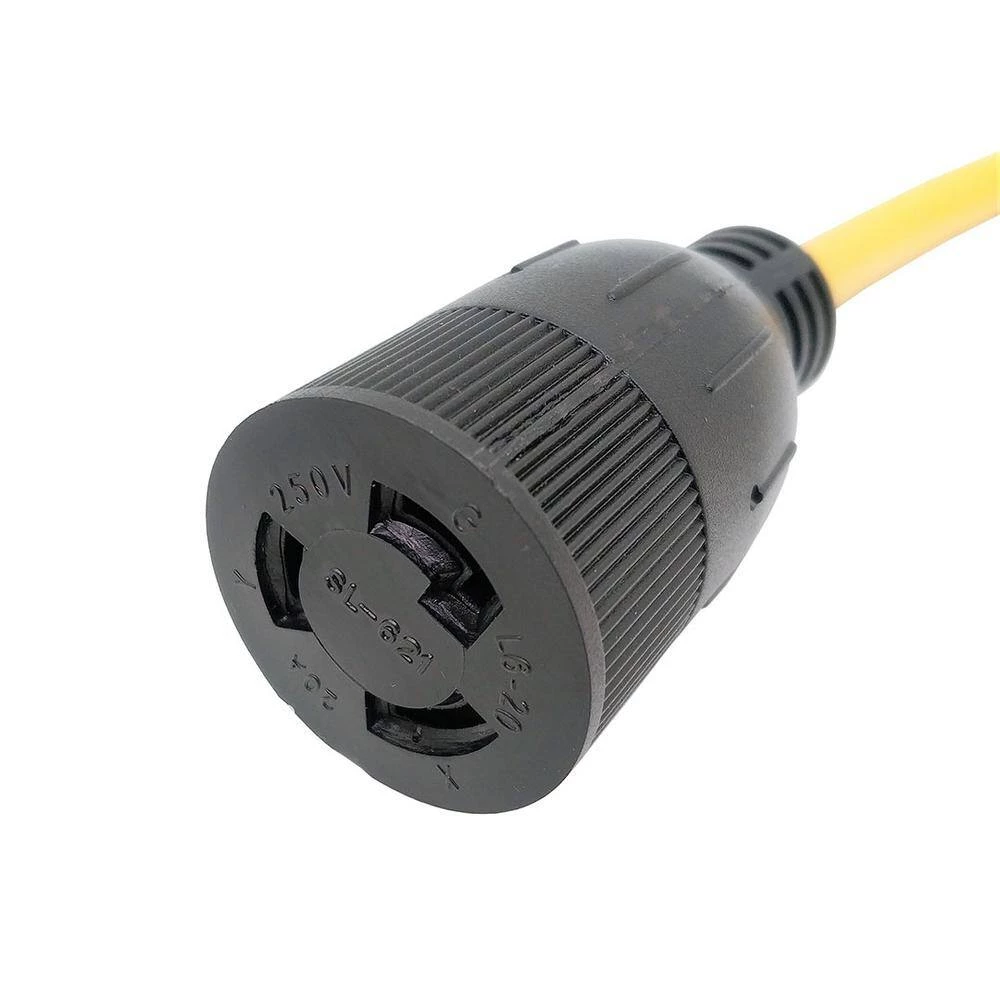 Parkworld 6 ft. 12/3 3-Wire 20 Amp 250-Volt 3-Prong NEMA 6-20P Plug to 20 Amp Locking L6-20R Adapter Cord (6-20P to L6-20R) 6 Parkworld 6 ft. 12/3 3-Wire 20 Amp 250-Volt 3-Prong NEMA 6-20P Plug to 20 Amp Locking L6-20R Adapter Cord (6-20P to L6-20R) - Image 4