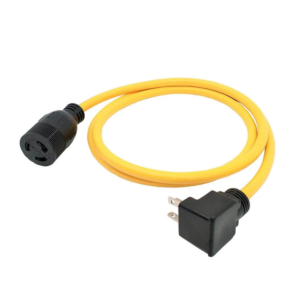 Parkworld 6 ft. 12/3 3-Wire 20 Amp 250-Volt 3-Prong NEMA 6-20P Plug to 20 Amp Locking L6-20R Adapter Cord (6-20P to L6-20R) 4 Parkworld 6 ft. 12/3 3-Wire 20 Amp 250-Volt 3-Prong NEMA 6-20P Plug to 20 Amp Locking L6-20R Adapter Cord (6-20P to L6-20R) - Image 2