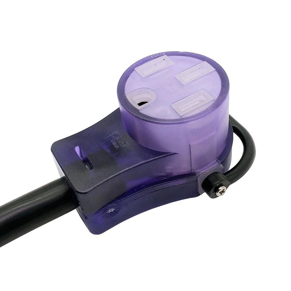 Parkworld 1.5 ft. 10/3 3-Wire EVSE Charging Adapter 30 Amp 125-Volt NEMA L5-30P to 50 Amp Electric Vehicle 14-50R EV Adapter Cord 5 Parkworld 1.5 ft. 10/3 3-Wire EVSE Charging Adapter 30 Amp 125-Volt NEMA L5-30P to 50 Amp Electric Vehicle 14-50R EV Adapter Cord - Image 3