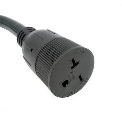 Parkworld 1.5 ft. 10/3 3-Wire 30 Amp 250-Volt HVAC 3-Prong Plug NEMA 6-30P to 20 Amp 6-20R/6-15R T-Blade Female Adapter Cord -Extension Cords Sales Store parkworld appliance extension cords 60455 4f 1000