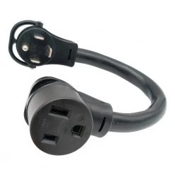 Parkworld 1.5 ft. 6/3 3-Wire 50 Amp 125/250-Volt 4-Prong NEMA 14-60P Plug to 50 Amp 250-Volt 3-Prong 6-50R Welder Adapter Cord