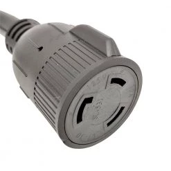 Parkworld 1 ft. 10/3 3-Wire Dryer 30 Amp 125/250-Volt 4-Prong NEMA 14-30P Plug to 30 Amp 3-Prong L5-30R Receptacle Adapter Cord -Extension Cords Sales Store parkworld appliance extension cords 61230 4f 1000