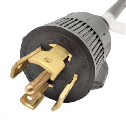 Parkworld 1 ft. 10/4 4-Wire 30 Amp 208-Volt 5-Prong Locking NEMA L21-30P Plug to 4-Prong Locking L14-30R Receptacle Adapter Cord -Extension Cords Sales Store parkworld appliance extension cords 61315 4f 1000