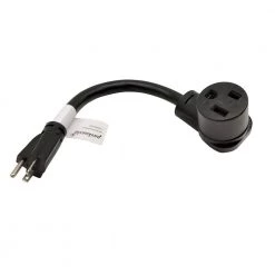 Parkworld 1 ft. 10/3 3-Wire 20 Amp 250-Volt NEMA 6-20P Plug to 50 Amp 6-50R Welder Adapter Cord