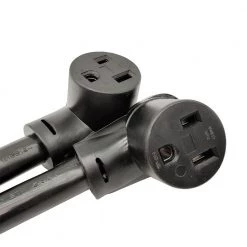 Parkworld 3 ft. 6/3 STW 3-Wire Welder 50 Amp 6-50 Splitter Cord NEMA 6-50P Plug to (2) 6-50R Receptacle Y Adapter Cord -Extension Cords Sales Store parkworld appliance extension cords 61513 1f 1000