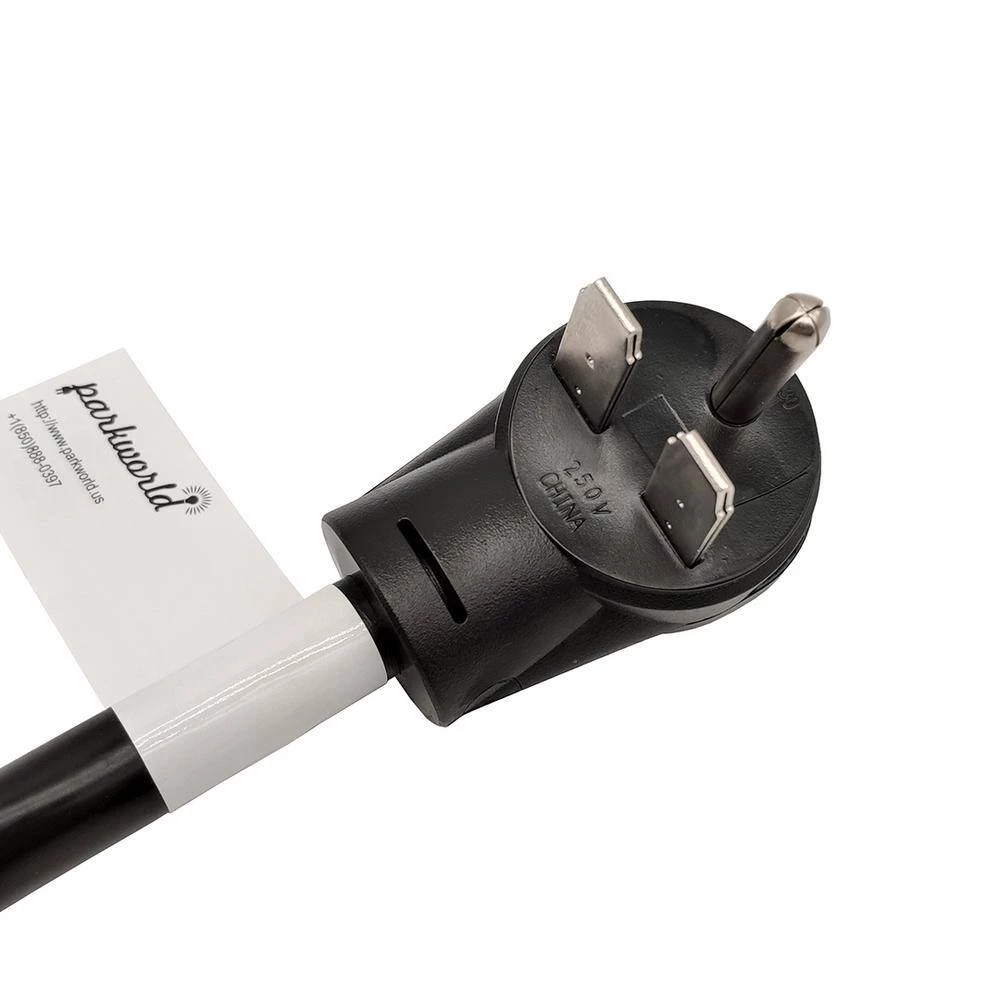 Parkworld 3 ft. 10/3 STW 3-Wire NEMA 6-30 Splitter Cord NEMA 6-30P Plug to (2)6-30R Receptacle Y Adapter Cord 5 Parkworld 3 ft. 10/3 STW 3-Wire NEMA 6-30 Splitter Cord NEMA 6-30P Plug to (2)6-30R Receptacle Y Adapter Cord - Image 3