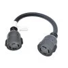 Parkworld 1.5 ft. 10/4 4-Wire 30 Amp 125/250-Volt NEMA L14-30R to L14-30R Felmale to Female Transfer Switch Inlet Adapter Cord -Extension Cords Sales Store parkworld appliance extension cords 68345 64 1000