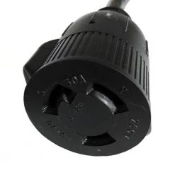 Parkworld 1 ft. 10/3 STW 3-Wire Household Regular 15 Amp 5-15P Plug to 30 AMP L6-30R Receptacle Adapter Cord -Extension Cords Sales Store parkworld appliance extension cords 691791 1f 1000