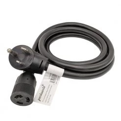 Parkworld 8 ft. 10/3 3-Wire 50 Amp 250-Volt 3-Prong NEMA 6-50P Plug to 20 Amp Locking L6-20R Female Welder Adapter Cord