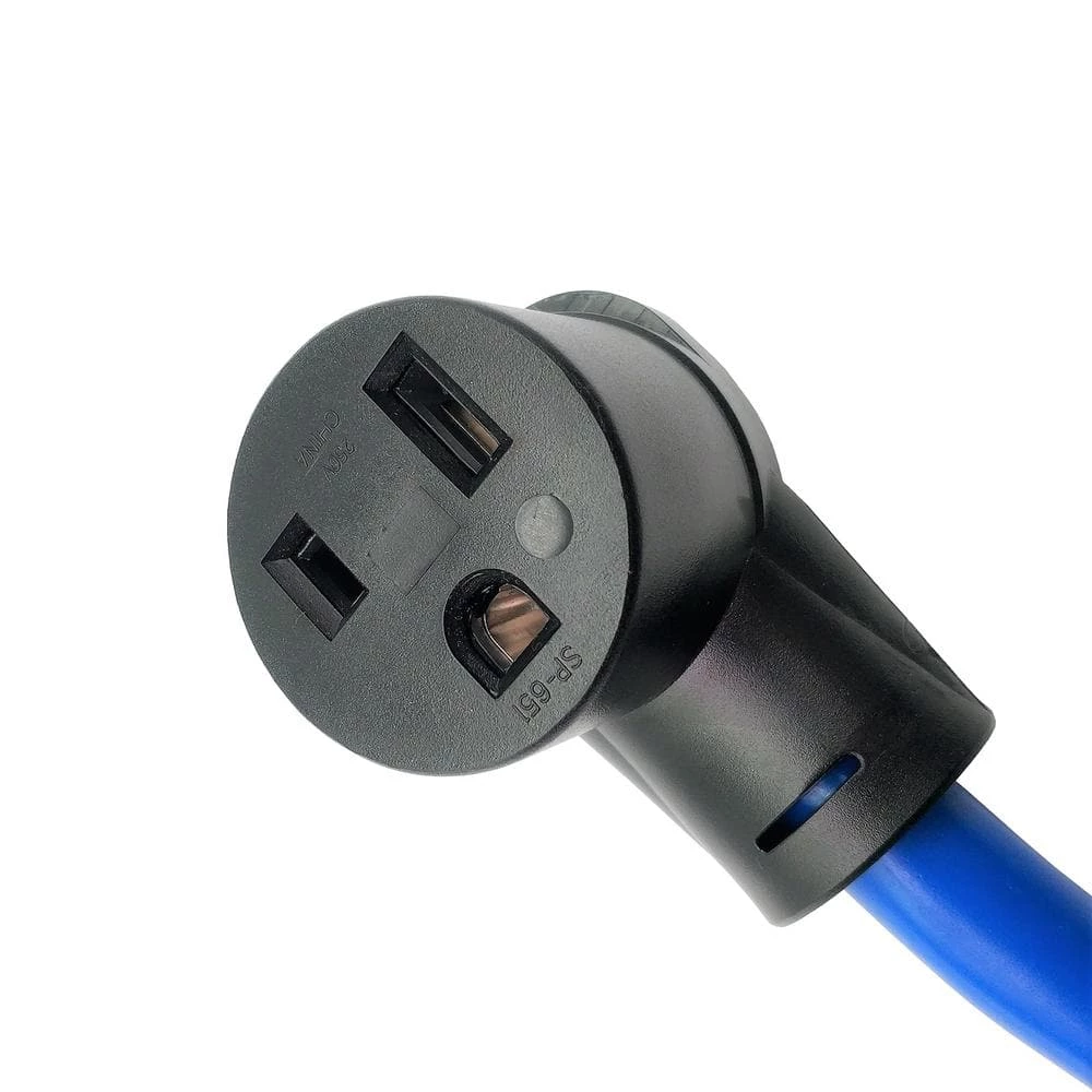 Parkworld 5 ft. 8/3 3-Wire RV/Generator/Range 50 Amp 4-Prong NEMA 14-50P Plug to 50 Amp Welder 3-Prong 6-50R Female Adapter Cord 5 Parkworld 5 ft. 8/3 3-Wire RV/Generator/Range 50 Amp 4-Prong NEMA 14-50P Plug to 50 Amp Welder 3-Prong 6-50R Female Adapter Cord - Image 3