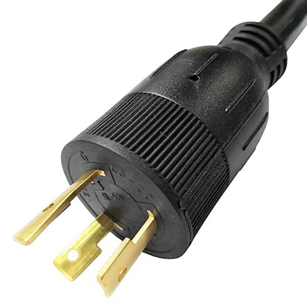 Parkworld 1 ft. 10/3 STW 3-Wire NEMA L5-20P Plug to Welder 6-50R Receptacle Adapter Cord 5 Parkworld 1 ft. 10/3 STW 3-Wire NEMA L5-20P Plug to Welder 6-50R Receptacle Adapter Cord - Image 3