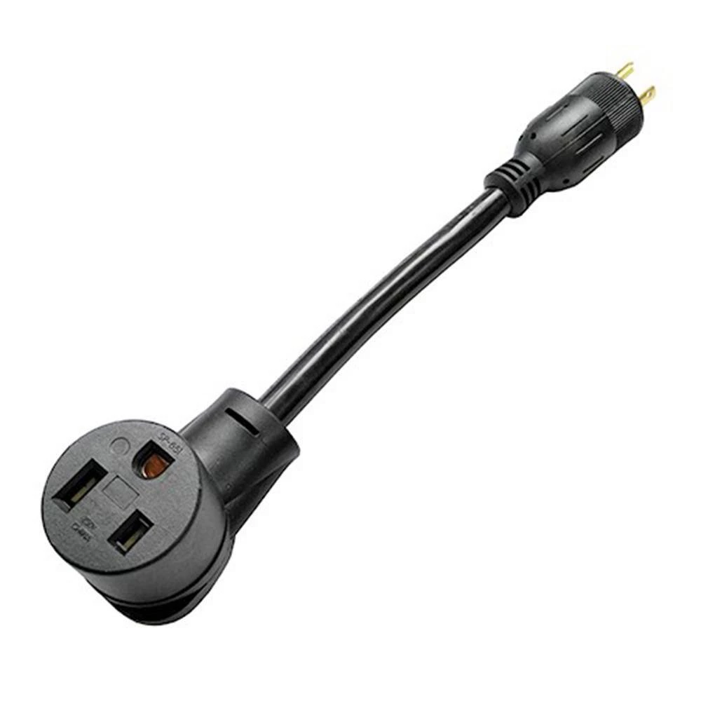 Parkworld 1 ft. 10/3 STW 3-Wire NEMA L5-20P Plug to Welder 6-50R Receptacle Adapter Cord 4 Parkworld 1 ft. 10/3 STW 3-Wire NEMA L5-20P Plug to Welder 6-50R Receptacle Adapter Cord - Image 2