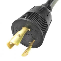 Parkworld 1 ft. 10/3 3-Wire 20 Amp 125-Volt 3-Prong NEMA L5-20P Plug to 30 Amp 250-Volt 6-30R Adapter Cord(L5-20P to 6-30R) -Extension Cords Sales Store parkworld appliance extension cords 885057 4f 1000