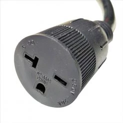 Parkworld 1 ft. 12/3 3-Wire 30 Amp 125/250-Volt 4-Prong Locking NEMA L14-30P Plug to 20 Amp 250-Volt 6-20R Receptacle Adapter Cord -Extension Cords Sales Store parkworld appliance extension cords 885101 1f 1000
