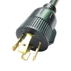 Parkworld 1 ft. 10/3 3-Wire 30 Amp 125/250-Volt 4-Prong Locking L14-30P Plug to 30 Amp 250-Volt L6-30R Receptacle Adapter Cord -Extension Cords Sales Store parkworld appliance extension cords 885118 4f 1000