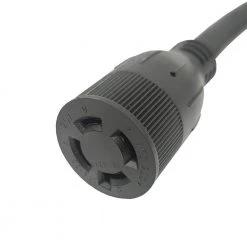 Parkworld 1 ft. 10/4 4-Wire Generator 30 Amp 125/250-Volt 4-Prong L14-30P Plug to 20 Amp 4-Prong L14-20R Receptacle Adapter Cord -Extension Cords Sales Store parkworld appliance extension cords 885255 4f 1000