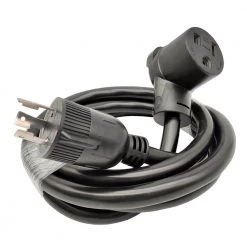 Parkworld 8 ft. 10/3 3-Wire 30 Amp Locking 3-Prong NEMA L6-30P Plug to 50 Amp Welder 6-50R Adapter Cord