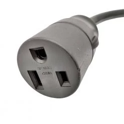 Parkworld 1 ft. 10/3 3-Wire 30 Amp Locking 3-Prong NEMA L6-30P Plug to 50 Amp Welder 6-50R Adapter Cord -Extension Cords Sales Store parkworld appliance extension cords 885392c 1f 1000