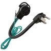 Parkworld 1.5 ft. 10/3 3-Wire 30A 125/250-Volt Dryer 3-Prong NEMA 10-30P to RV/EV/Generator 50 Amp 14-50R Adapter Cord -Extension Cords Sales Store parkworld appliance extension cords 885521a 64 1000