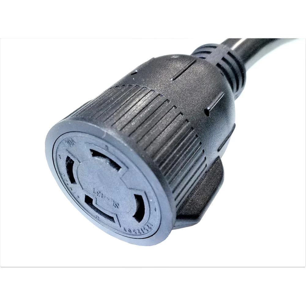 Parkworld 3 ft. 10/4 4-Wire Electrical Power Converter 110-Volt to 250-Volt 2x NEMA 5-15P Plug to 4-Prong L14-30R Y Adapter Cord 5 Parkworld 3 ft. 10/4 4-Wire Electrical Power Converter 110-Volt to 250-Volt 2x NEMA 5-15P Plug to 4-Prong L14-30R Y Adapter Cord - Image 3