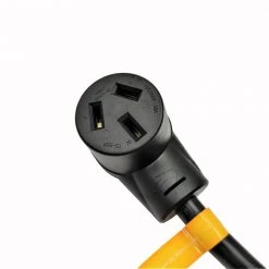 Parkworld 1.5 ft. 10/3 3-Wire 15 Amp Regular Household NEMA 5-15P Plug to 50 Amp Range/Oven 10-50R Adapter Cord(ONLY for 125-Volt) -Extension Cords Sales Store parkworld appliance extension cords 886122 1f 1000
