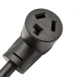 Parkworld 50 ft. 10/3 3-Wire Generator 30 Amp 125/250-Volt 4-Prong Locking L14-30P to 30 Amp 3-Prong 10-30R Adapter Cord -Extension Cords Sales Store parkworld appliance extension cords 886139b 1f 1000