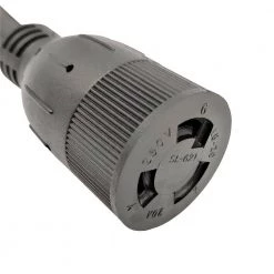 Parkworld 1.5 ft. 10/3 3-Wire 20 Amp 250-Volt NEMA 14-30P to L6-20R Dryer Adapter Cord -Extension Cords Sales Store parkworld appliance extension cords 886382 4f 1000