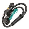 Parkworld 3 ft. 10/3 3-Wire 30 Amp 3-Prong Dryer Y Adapter Cord NEMA 10-30P Plug to 10-30R and 14-30R Receptacle Y Splitter Cord -Extension Cords Sales Store parkworld appliance extension cords 886597 64 1000