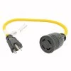 Parkworld 2 ft. 12/3 3-Wire 20 Amp 125-Volt NEMA 5-20P to L14-30R Generator Adapter Cord 1 Parkworld 2 ft. 12/3 3-Wire 20 Amp 125-Volt NEMA 5-20P to L14-30R Generator Adapter Cord -Extension Cords Sales Store parkworld appliance extension cords 886672 64 1000