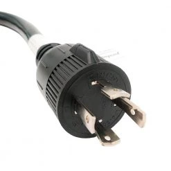 Parkworld 3 ft. 125/250-Volt 30 Amp Generator 4-Prong L14-30 Splitter NEMA L14-30P Plug to (2) L14-30R Receptacle Y Adapter Cord -Extension Cords Sales Store parkworld generator cords 60462 4f 1000