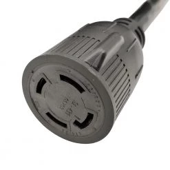 Parkworld 50 ft. 10/4 125-Volt/250-Volt 30 Amp 4-Prong NEMA L14-30 Generator Power Extension Cord (NEMA L14-30P to L14-30R) -Extension Cords Sales Store parkworld generator cords 692293 1f 1000
